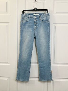 Joe's Jeans Hi Honey Curvy Cropped Bootcut Button-Fly Jeans